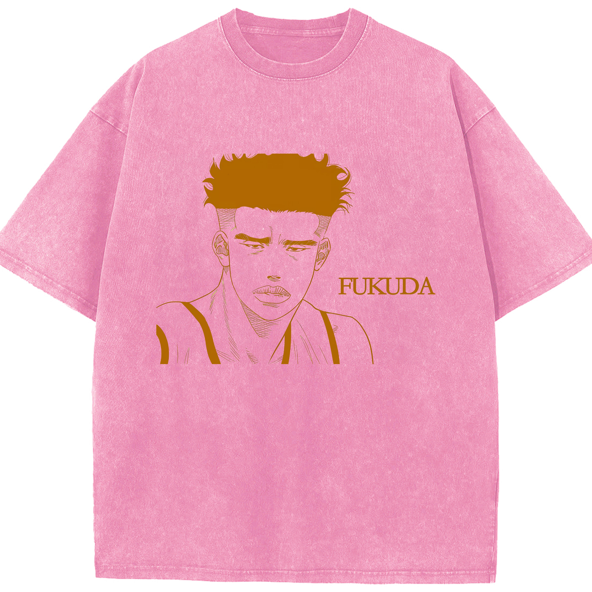 （画像用） SLAM DUNK／スラムダンク 綿100% ヴィンテージ風 半袖Tシャツ（フロントプリント）